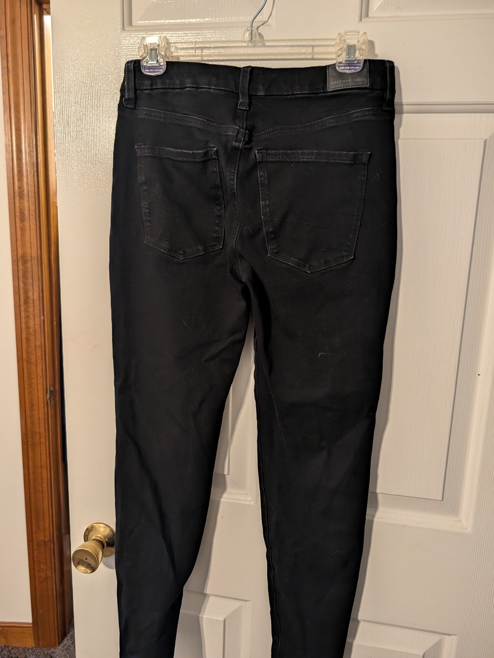 American Eagle Dream Stretch Black Skinny Jeans | Size 6 Regular